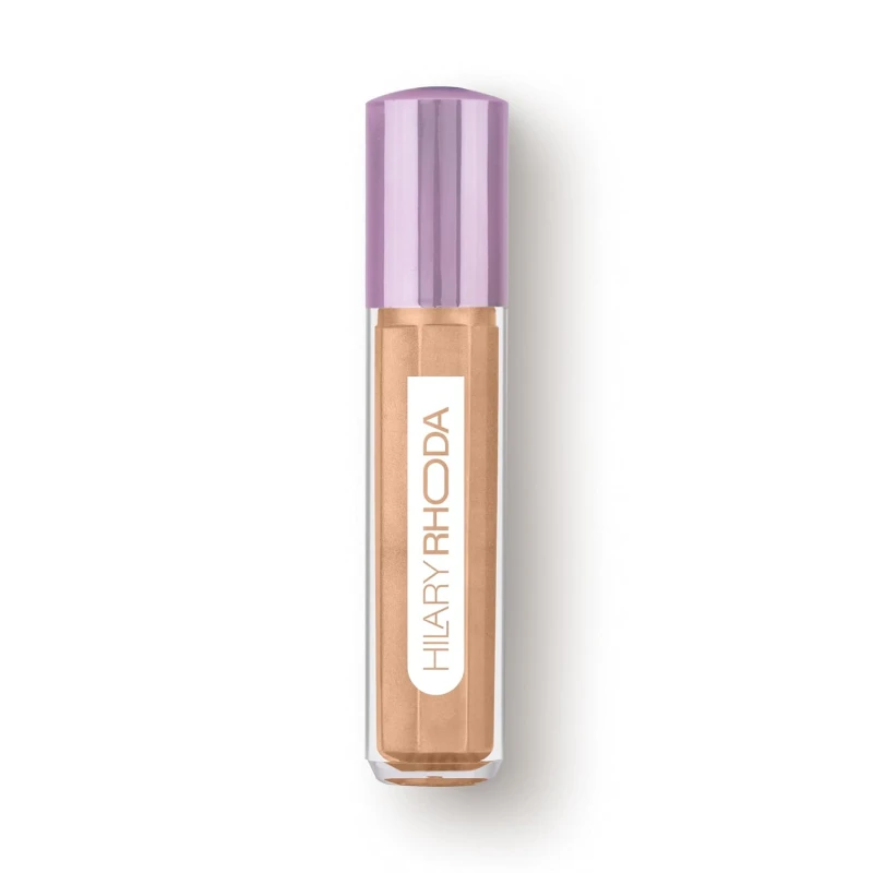 Hilary Rhoda Ultra Glow Liquid Highlighter | Illuminating & Glitter Liquid Highlighter | Dewy Finish | Cruelty-Free & Vegan | Luminescent Finish | Weightless -3.8g (Ultra Champagne - Shade 03) thumbnail 8